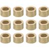 PATIKIL Distanziatori in Ottone M3, 12pz Distanziatori Metallici in Ottone 3mm ID x 5mm OD x 4mm L Distanziatori a Vite Ottone per Viti 1/8 Pollice o M3