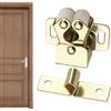 Whnbuij Chiavistello per porta 'armadio - Chiusura a a doppia rotella, stile vintage, in acciaio inox, per armadi, stile retrò, per porte di mobili
