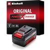 Einhell 4511341 Batteria Power-X-Change, 3.0 Ah, 18V, Nero, Rosso, 3.0 Ah