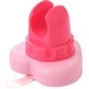 HONITANO Supporto Doccia Regolabile con Ventosa per Soffione Staffa in Resistente per Bagno e Vasca Base Angolabile Senza Foratura Rosa