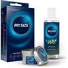 MY.SIZE PRO Preservativi + LUBE ME Natural + Body Candle Set 10 pz Pre
