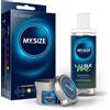MY.SIZE PRO Preservativi + LUBE ME Natural + Body Candle Set 10 pz Pre