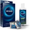 MY.SIZE PRO Preservativi + LUBE ME Natural + Body Candle Set 10 pz Pre