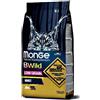 MONGE GATTO CROCCHETTA BWILD LOW GRAIN ADULTO LEPRE 1,5 KG