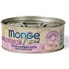 MONGE GATTO UMIDO 80 G ADULT POLLO E PROSCIUTTO LATTINA