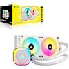 Corsair iCUE Link H100i RGB Dissipatore a Liquido per CPU - AIO da 240 mm - Bianco