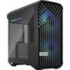 Fractal Design Torrent Compact Tower RGB con vetro temperato, Nero