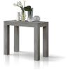 KONTE.DESIGN Consolle allungabile VIAREGGIO effetto grigio cemento 90×45 cm - 90×300 cm