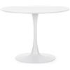KONTE.DESIGN Tavolo BLOOM Bianco Diametro 100 Altezza 75 cm