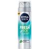 NIVEA Men Fresh Kick Shaving Foam 200Ml, soluzione prodotto per uso quotidiano