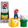 Bizak Super Mario 30693856 - Set da impilare e versare acqua, giocattolo da bagno con Mario spruzzatore, bicchieri impilabili Nube Lakitu, tubo e blocco interrogazione, gioco acqua per bambini +2 anni