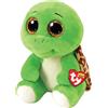 Ty Beanie Boos - Turbo la Tartaruga con Occhioni Dorati Glitter, il Peluche con gli Occhi Grandi Scintillanti - 28 Cm - T38132