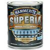 Hammerite Superia smalto metallo antiruggine interno e esterno, Brillante Grigio Scuro, 750 ml