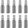 kwb 10 pezzi Torx 20 Industrial Steel Bit Set, 25 mm bit, 1/4'' presa esagonale