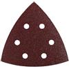 kwb macinazione triangolo per delta u. Multi-smerigliatrice - per metallo, legno, vernice u. V. m., 105 mm per AEG U. Kress Machines, Grain K-80, 5 PCS., Perforato