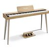 Donner DDP-60 Pianoforte Digitale Naturale con Supporto, Pedale e 25W