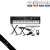 Prodotto senza marchio Roland JUNO-D8 [supporto tastiera a forma di X + panca + cavo + set...