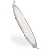 M LEDME Faretto Led da incasso Nickel 25W Rotondo Cornice argento Apertura 120 gradi CCT temperatura colore regolabile M LEDME