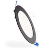 M LEDME Faretto Led da incasso Slim 9W Rotondo Cornice nera Apertura 120 gradi CCT temperatura colore regolabile M LEDME
