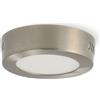 M LEDME Plafoniera Led 6W Nickel Rotonda Grigia CCT temperatura colore regolabile M LEDME