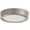 M LEDME Plafoniera Led 12W Nickel Rotonda Grigia CCT temperatura colore regolabile M LEDME