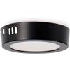 M LEDME Plafoniera Led 6W Serie Pro Rotonda Nera CCT temperatura colore regolabile M LEDME