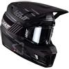 Leatt Casco Moto Cross Enduro Leatt 9.5 V23 Carbon Nero Con Masche