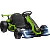 Go Kart Elettrico per Bambini 24V 12km/h con Seggiolino Regolabile Verde