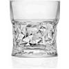 RCR Cristalleria Italiana 32 cl - Sound Funky Bicchiere Whisky in Vetro - Set 6 Pezzi