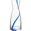 Bormioli Rocco 107.5 cl - Stria Blu Caraffa Acqua In Vetro - Set 6 Pz