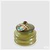 EDG Enzo De Gasperi Candela Circle con Profumo H 9,5 Cm D 9,5 Cm Bomboniera Vetro Green Wood Breeze