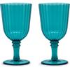WD LifeStyle Set 2 Calici in Acrilico 460 Ml Turchese