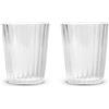 WD LifeStyle Set 2 Bicchieri in Acrilico 370 Ml Trasparente