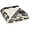 Bizzotto Plaid di Natale Laurence Quadri 130 x 160 Cm Verde