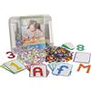 PLUS PLUS - Scatola portaoggetti ABC & 123-2000 pezzi - Gioco creativo, mattoncini da costruzione, giocattoli per lo sviluppo per bambini, STEM, STEAM, prodotto in Danimarca