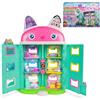 DREAMWORKS GABBY'S DOLLHOUSE Casa delle bambole di Gabby: il film, casa delle bambole interattiva, 7 stanze, occhi con schermo LCD, figure, Sound FX, giocattoli per bambini per ragazze e ragazzi dai 3 anni in su