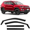 Voron Glass Deflettori Compatibile con Jeep Compass 16-26 - Incasso 4Pz | Jeep Compass 16-26 II - riduzione del rumore, installazione rapida, protezione dalle intemperie