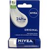 NIVEA Balsamo labbra nutriente originale Nivea Care, 4,8 g, confezione da 12 (etichetta in lingua italiana non garantita)