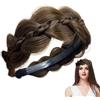 Generisch Fascia intrecciata per capelli, intrecciata, ergonomica, elegante, accessorio per capelli, per donne e ragazze, utilità per interni ed esterni