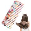 Generic Pettine a denti larghi, spazzola per capelli, pettine da borsa, antistatico, marmorizzato, da viaggio, fatto a mano, taglio a, lucidato, per capelli spessi, da donna per lo styling