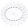 Healeved Espositore Unghie Girasole 10 Pezzi in Plastico per Salone | Mostra Colori Smalto e Disegni Nail Art, Ruota Pratica 20 Tip Uguali per Ogni Supporto