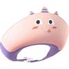 Generic Cappello da bagno per neonati - Silicone morbido, cuffia per doccia, visiera per shampoo | Protezione per testa per bambini regolabile con copertura per l'orecchio e design resistente al calore, scudo