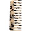Generic Pettine districante per capelli, fatto a mano, largo pettine anti- , pettine da borsetta | pettine in acetato lucido per capelli spessi, pettine da viaggio marmorizzato per donne, pettine per