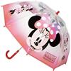 CERDÁ LIFE'S LITTLE MOMENTS Ombrello manuale Poe Bolla Minnie - Ombrello per bambini a cupola con design Minnie Mouse, apertura manuale sicura e struttura resistente per ragazze che amano la pioggia con stile Disney