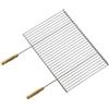 Barbecook griglia BBQ Professionale con Due Manici cromati e in Legno 58,5x40cm