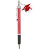 PuntoCasaStore 6 pz zama Penna Laurea con Tocco Rosso h.14,5 cm bomboniera Decorazione Idea Regalo
