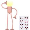 Generico Funny Athlete Night Light - Sportsman LED Lampside Lamp, luci da scrivania mutevole | Pezzo di accento per decorazioni per camera stravagante, illuminazione unica personaggio sportivo per soggiorni pe