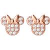 Peers Hardy Set di orecchini placcati oro rosa con pietre di Minnie, EF00661PZWL