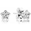 Pandora Orecchini da donna a forma di stella scintillante, in argento 925, con zirconi trasparenti, taglio brillante - 290597CZ, Argento sterling, Zirconia cubica