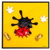 Sequenze Quadro Try Again Giallo 40x40 cm